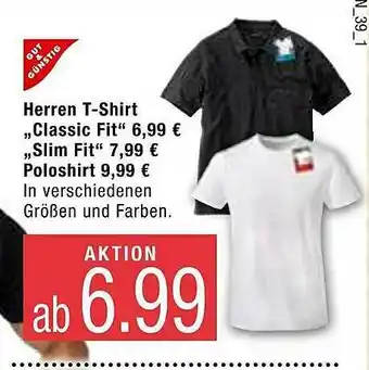 Marktkauf Gut & Günstig Herren T-shirt „classic Fit”, „slim Fit” Oder Poloshirt Angebot