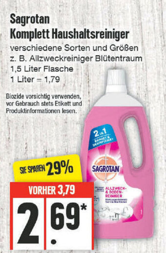 Edeka Sagrotan Komplett Haushaltsreiniger Angebot