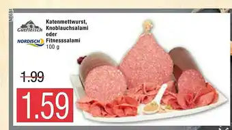 Marktkauf Gutfleisch Katenmettwurst, Knoblauchsalami Oder Fitnesssalami Angebot