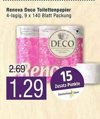 Marktkauf Renova Deco Toilettenpapier Angebot