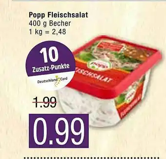 Marktkauf Popp Fleischsalat Angebot