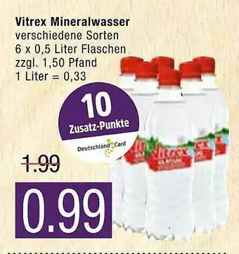 Marktkauf Vitrex Mineralwasser Angebot