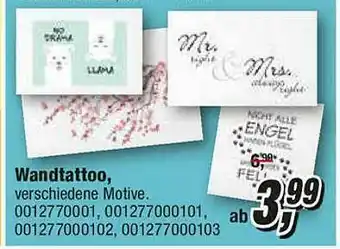 Opti Wohnwelt Wandtattoo Angebot