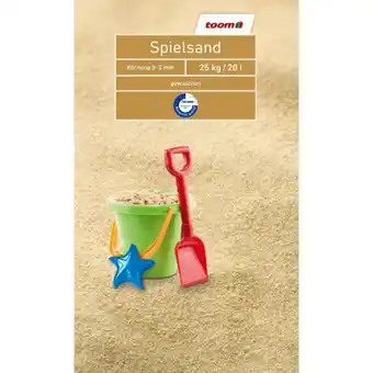 toom Baumarkt Spielsand Angebot