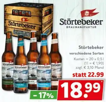 Getränkeland Störtebeker 20x0,5 L Kasten Angebot