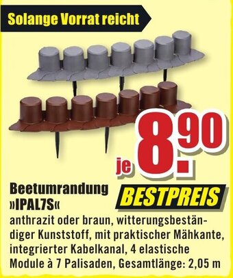 B1 Discount Baumarkt Beetumrandung IPAL7S Angebot