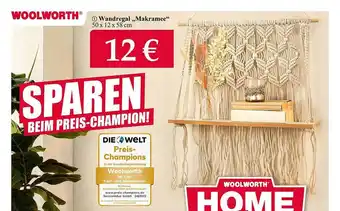 Woolworth Wandregal „makramee” Angebot