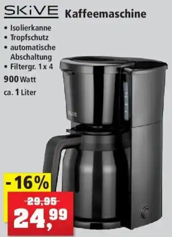 Thomas Philipps SKiVE Kaffeemaschine 900 Watt Angebot