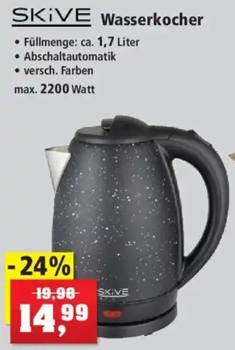 Thomas Philipps SKiVE Wasserkocher ca. 1,7 Liter Angebot