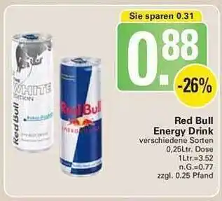 WEZ Red bull energy drink Angebot