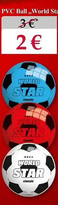 Woolworth Pvc ball „world star“ Angebot