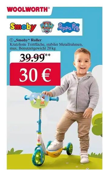 Woolworth Smoby roller Angebot