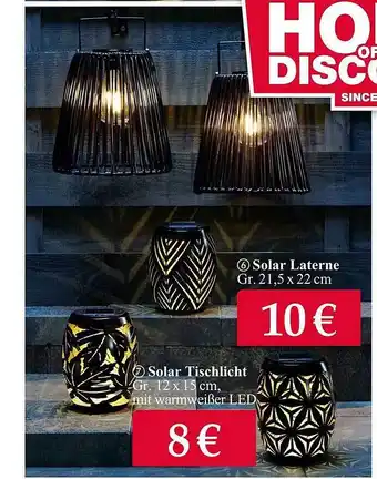 Woolworth Solar laterne oder tischlicht Angebot