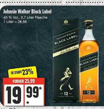 Edeka Johnie walker black label Angebot