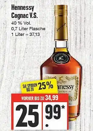 Edeka Hennesy coganc v.s Angebot