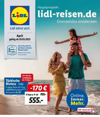 Lidl Reisen Türkische riviera - side Angebot