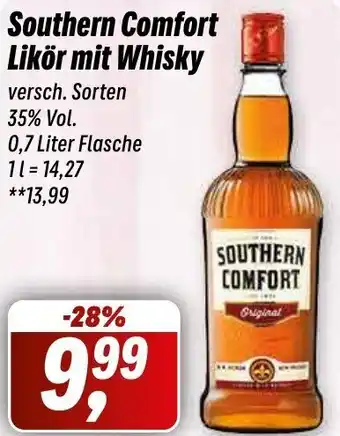 Simmel Southern Comfort Likör mit Whisky 0,7 Liter Flasche Angebot