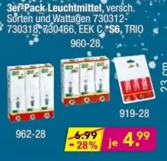 Möbel Boss 3er Pack Leuchtmittel Angebot