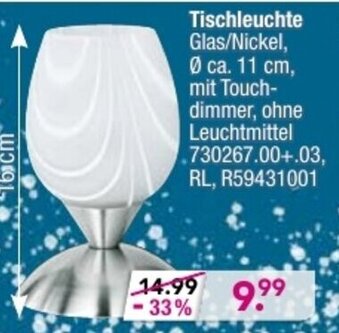 Möbel Boss Tischleuchte Angebot