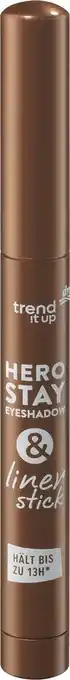 dm drogerie Trend !t up lidschatten hero stay & liner stick black pearl brown 050 Angebot