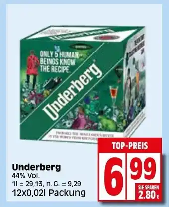 Elli Markt Underberg 12*20ml Angebot