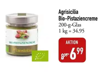 Galeria Markthalle Agrisicilia Bio-Pistaziencreme 200g Angebot