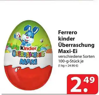 Famila Nord Ost Ferrero kinder ûberraschung maxi-ei Angebot