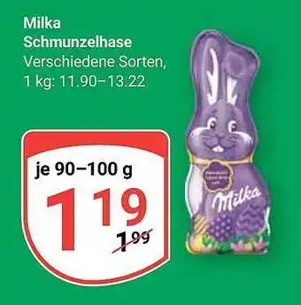 Globus Milka schmunzelhase Angebot