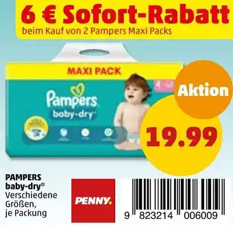 PENNY Pampers Baby Dry Angebot