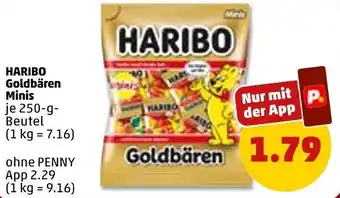 PENNY Haribo Goldbären Minis 250 g Beutel Angebot