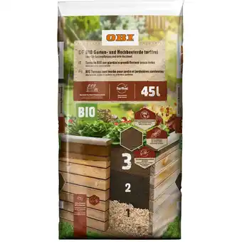 OBI Obi bio garten- und hochbeeterde torffrei 1 x 45 l Angebot