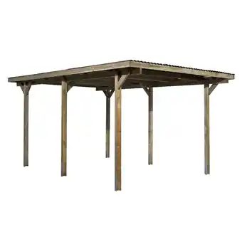 OBI Flachdach-einzelcarport holz 300 cm x 500 cm Angebot