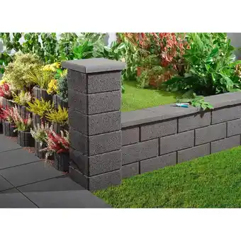 OBI Kann gartenmauer normalstein anthrazit 50 cm x 20 cm x 25 cm Angebot