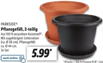 Lidl Parkside Pflanzgefäß, 2-teilig Angebot