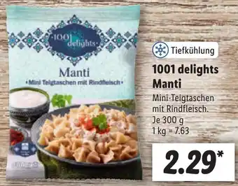 Lidl 1001 Delights Manti 300 g Angebot