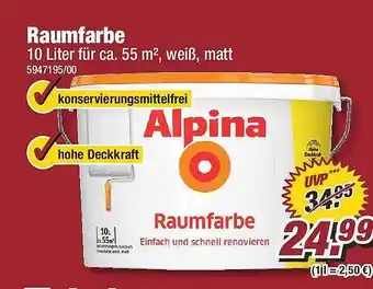 Poco Raumfarbe alpina Angebot