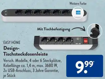 Aldi Süd Easy Home Design Tischsteckdosenleiste Angebot