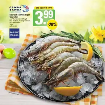 WEZ Gamba Zamba Dt. White Tiger Garnelen 100g Angebot