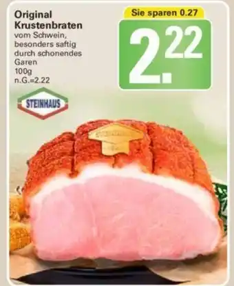 WEZ Steinhaus Krustenbraten 100g Angebot