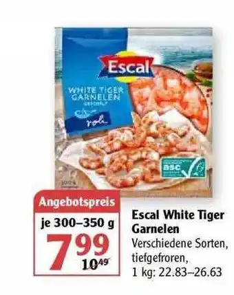 Globus Escal White Tiger Garnelen 300-350g Angebot