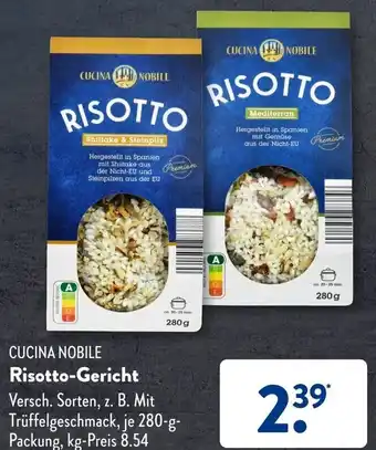 Aldi Süd Cucina Nobile Risotto Gericht 280 g Packung Angebot