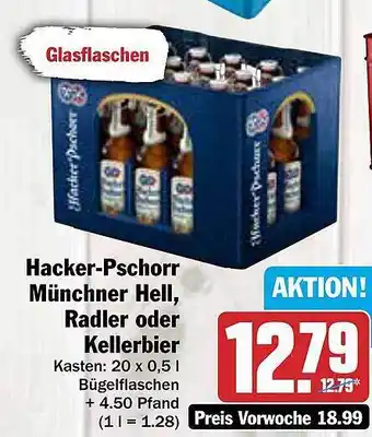 AEZ Hacker-pschorr münchner hell, radler oder kellerbier Angebot