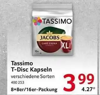 Selgros Tassimo t-discs kapseln Angebot