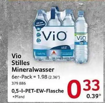 Selgros Vio stilles mineralwasser Angebot