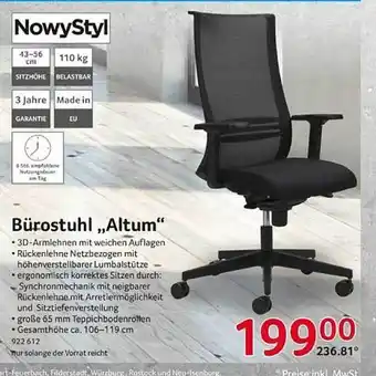 Selgros Bürostuhl „altum“ Angebot