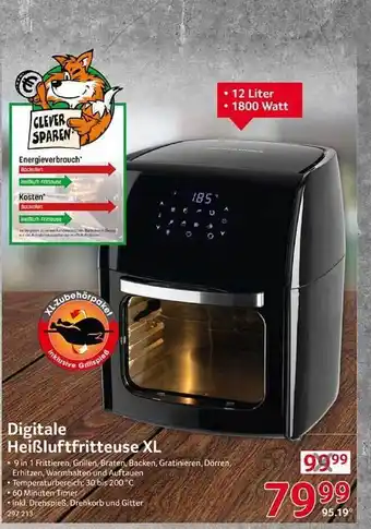 Selgros Digitale heißluftfritteuse xl Angebot