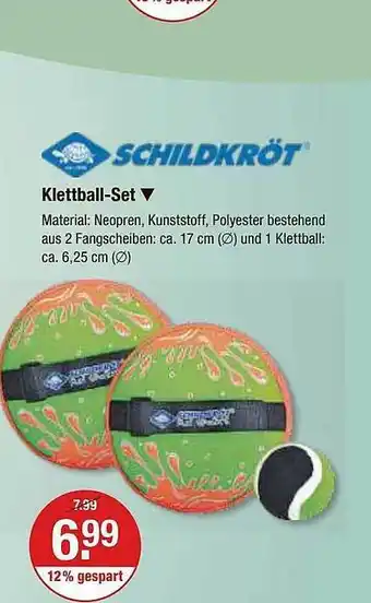 V Markt Schildkröt klettball-set Angebot