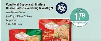 V Markt Conditorei coppenrath & wiese unsere goldstücke kernig & kräftig Angebot