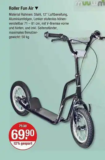 V Markt Roller fun air Angebot