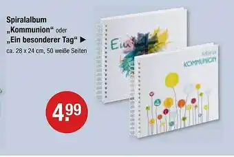 V Markt Spiralalbum „kommunion“ oder „ein besonderer tag“ Angebot